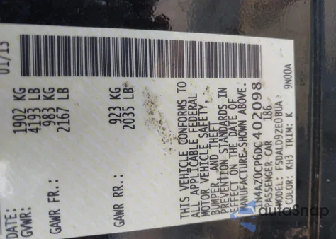 2013 Nissan Leaf Sv from USA, damaged, VIN 1N4AZ0CP6DC402098